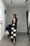 SWAYING/KNIT Mohair Striped Skirt SW212XZ01